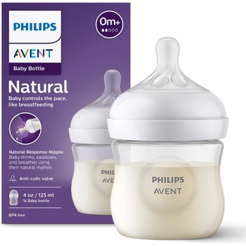 Avent Philips kojenecká láhev Natural Response transparentní 125 ml