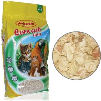 Avicentra kukuřičná podestýlka jemná 10 l