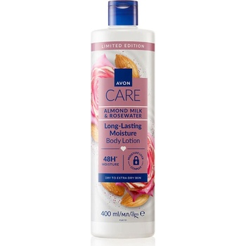 Avon Care tělové mléko s mandlovým mlékem a růžovou vodou 400ml