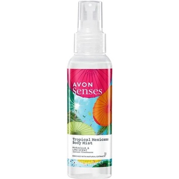 Avon Senses tělový sprej s vůní marakuji a limetky 100 ml