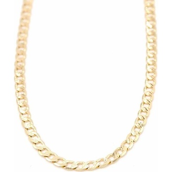 B&B Goldinvestic Zlatý řetízek hrubý zdobený proužky N6431-585/1000