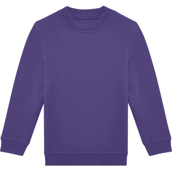 B&C dětská mikina Crew ID.332 fialová