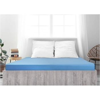 B.E.S. Petrovice Jersey prostěradlo s elastanem Lycra Nebeské modré 120x200