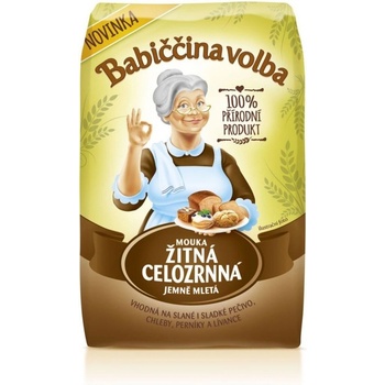 Babiččina volba Mouka žitná celozrnná 1 kg