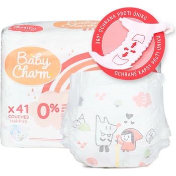 Baby Charm Super Dry Flex 3 Midi 4-9 kg 41 ks