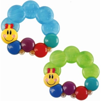 Baby Einstein plněné vodou Teether-pillar modrá