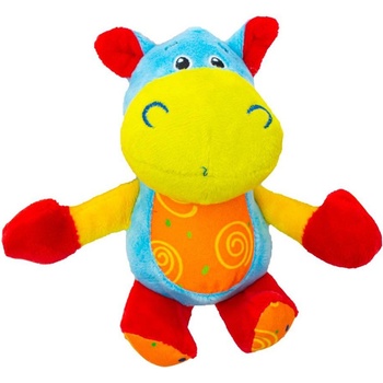 BABY MIX Dětské plyšové chrastítko do kočárku hrošík a opička