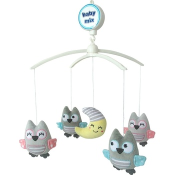 Baby Mix Sovy na měsíci multicolor