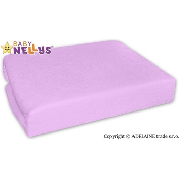Baby Nellys Nepromokavé prostěradlo lila fialové 60x120