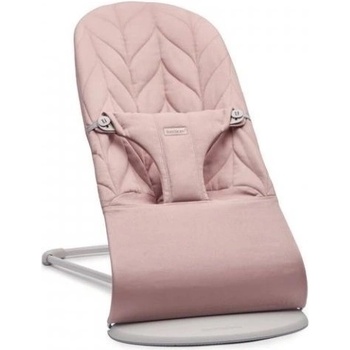 BabyBjörn lehátko Bouncer Bliss Woven Petal - Dusty Pink, růžová