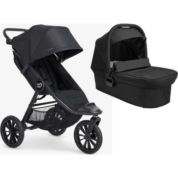 BabyJogger CITY ELITE 2 set 2v1 +korba OPULENT BLACK nafukovací kola 2022