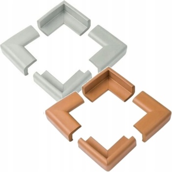 BabyOno Carero ochrany rohů 4 ks šedá