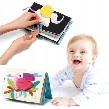 BabyOno Senzorická knížka Safari