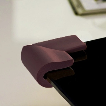 BabySafety PO56 penová ochrana rohov a ostrých hrán oblé mocca