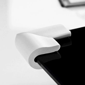 BabySafety PO59 penová ochrana rohov a ostrých hrán oblé biela