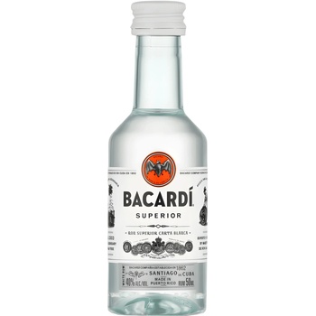 Bacardi Carta Blanca 40% 0,05 l (holá láhev)