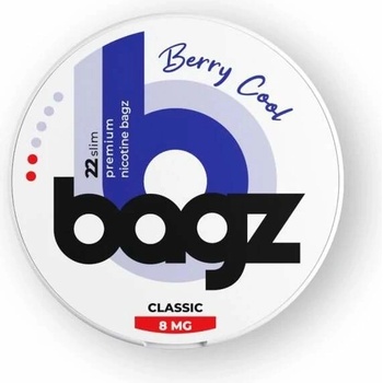 Bagz BERRY COOL Chladivé bobule 8 mg 22 sáčků