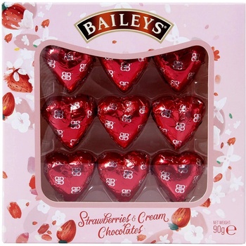 Baileys Chocolate Heart Strawberries & Cream Chocolates 90 g