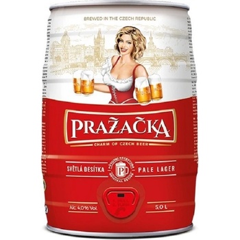 Bakalář Pražačka světlé výčepní 4% 5 l (sud)