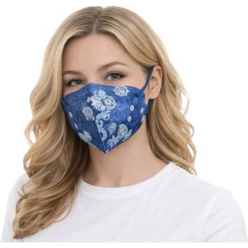 Balerina nanorespirátor FFP2 Blue paisley