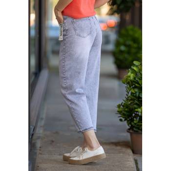 Balónové džíny BABY GREY R2889E Světle šedá