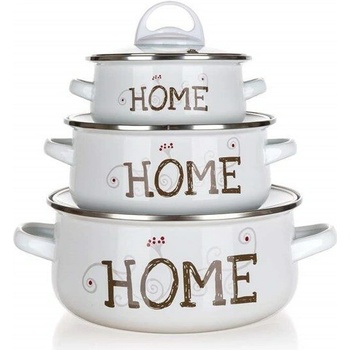 Banquet Home sada smaltovaných hrnců 6 ks