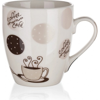 Banquet Hrnek keramický CAPPUCCINO bílý 240 ml