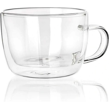 BANQUET Hrnek skleněný dvoustěnný DOBLO Cappuccino 04205025 A 310 ml