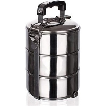 BANQUET Nerezový jídlonosič 3dílný 48220003