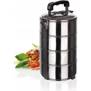 BANQUET Nerezový jídlonosič 4dílný 48220004