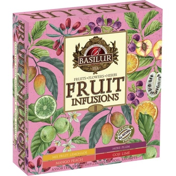 Basilur Fruit Infusions Assorted Vol.III přebal 40 gastro sáčků