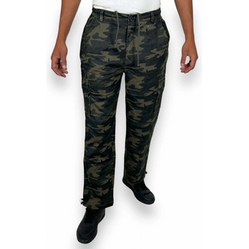 Baty pánske plátěné kalhoty vojenské