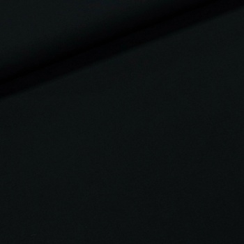 Bavlněný úplet TEPLÁKOVINA, jednobarevná uni černá, š.170cm (látka v metráži)