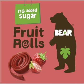 Bear Fruit Rolls Strawberry Jahoda 5 x 20 g