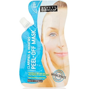 Beauty Formulas odlupující se pleťová maska 50 ml