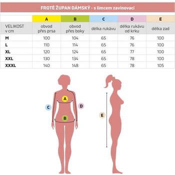 Bellatex froté župan dámský kávový