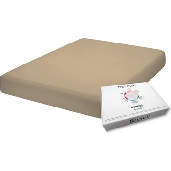 BelnoU Nepropustné hyperprodyšné prostěradlo ECOBEL hnědá 120x200
