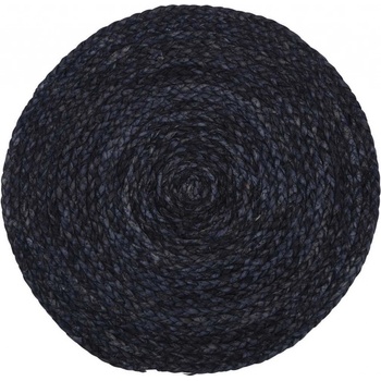 Bergner Zea Unika Kulaté prostírání / kukuřičné vlákno / modrá 38cm