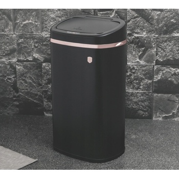 Berlingerhaus Koš odpadkový se senzorovým otvíráním 58 l Matte Black Colelection BH-9526