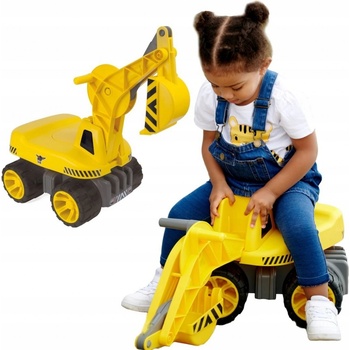 BIG Power Maxi bagr se sedadlem 55811 žluté