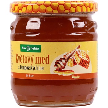 BioNebio Bio květový med z Doupovských hor ČESKÉ BIO 500 g