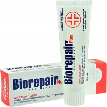 Biorepair Plus Sensitive pasta obnovující zubní sklovinu pro citlivé zuby 75 ml