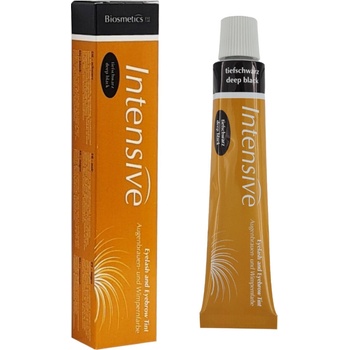 Biosmetics Barva na řasy a obočí Intensive Deep black 20 ml