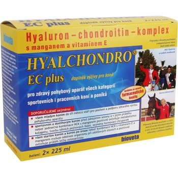 Bioveta Hyalchondro EC Plus doplněk výživy pro koně 2 x 225 ml