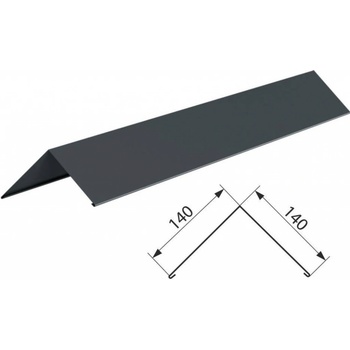 Blachotrapéz Hřebenáč hladký 20 SK Polyester standard mat AM grafitová šedá