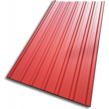 Blachotrapez T18 Plus 0,5 x 1173 x 1500 mm Pladur Wrinkle MAT TK červenohnědá 1 ks