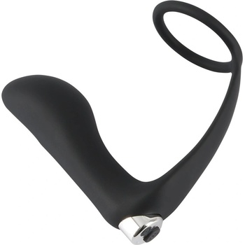 Black Velvets Vibrating ring a plug