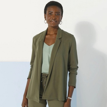 Blejzr z úpletu Milano khaki