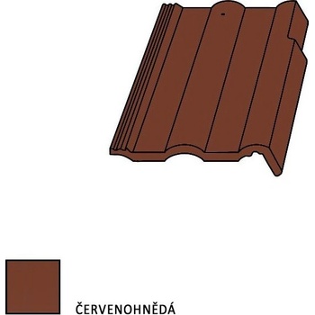 BMI Bramac Classic Protector Plus taška krajová pravá červenohnědá