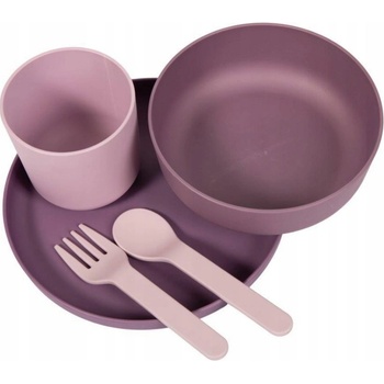 Bo Jungle jídelní sada CPLA Pink 5 ks